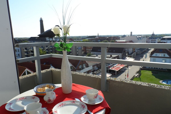 Modern appartement met panoramisch uitzicht op Borkum, 100m van het centrum - thumbnail 3
