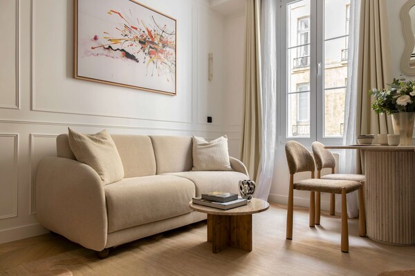 Modern appartement in levendig hart van Parijs, vlakbij Montorgueil - thumbnail 6