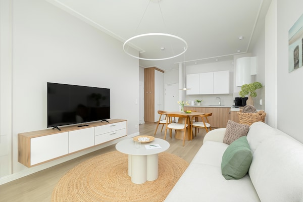 Strandappartement met zijdelings zeezicht, 40m van zee in Niechorze - thumbnail 3