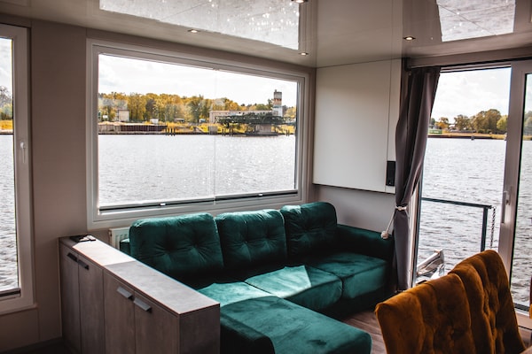 Woonboot Wannsee: 6-persoons vakantiehuis direct aan het meer in Berlijn - thumbnail 6