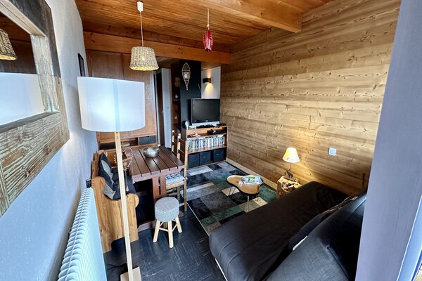 Le Joy: knus appartement voor 5 op 10 minuten van de pistes in Murat-le-Quaire - thumbnail 3
