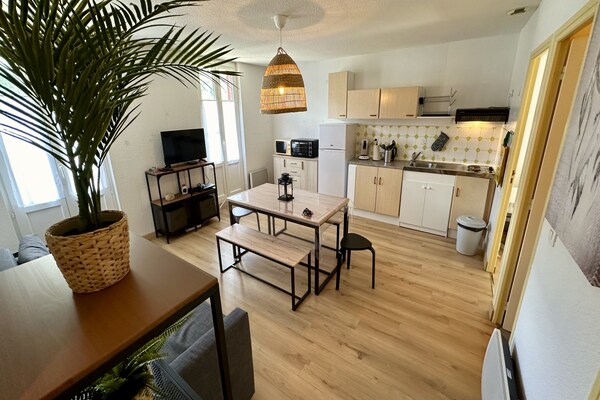 Licht appartement in Mont-Dore, vlakbij winkels en op 4 km van de piste - thumbnail 5