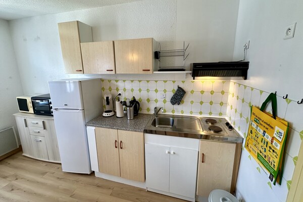 Licht appartement in Mont-Dore, vlakbij winkels en op 4 km van de piste - thumbnail 4