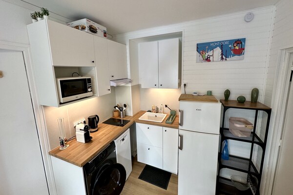 Knus appartement in het hart van Mont-Dore, vlakbij de thermale baden - thumbnail 2