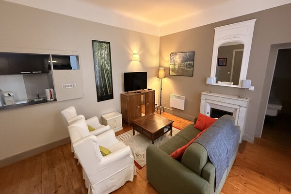 Historisch paleisappartement in Mont-Dore, direct bij centrum en thermen - thumbnail 5