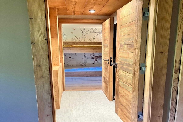 Luxe appartement voor 7 in Megève, vlakbij de piste en centrum - thumbnail 4