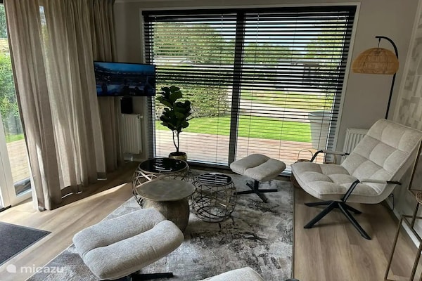 Luxe boschalet voor 2 in het Reestdal bij Balkbrug - thumbnail 6