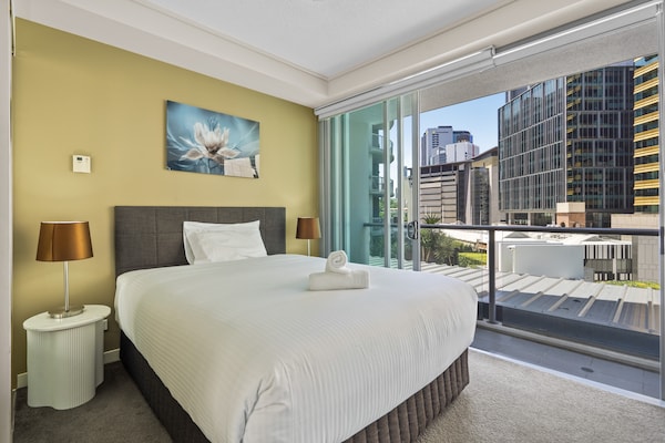 Stadsappartement met balkon, zwembad & fitness in hartje Brisbane CBD - thumbnail 6