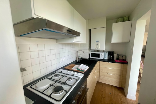 Aan zee: Licht en modern appartement in Plougonvelin - thumbnail 3