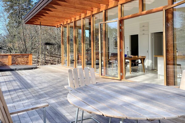 Exclusief vakantiehuis Gotland Tofta: 200m van zee, hottub & golf - thumbnail 3