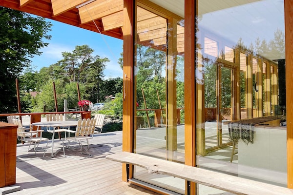 Aan zee: Modern vakantiehuis in Tofta, Gotland voor 6 personen - thumbnail 4