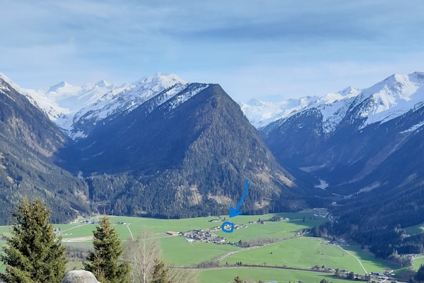 Mitterkopfblick: sfeervol appartement met panoramisch bergzicht in Salzburgerland - thumbnail 3