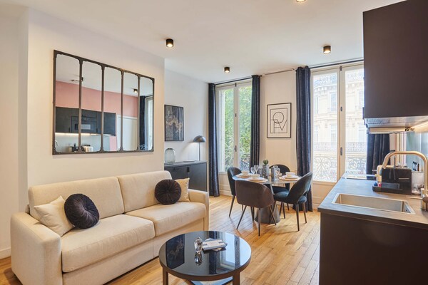 Chic appartement met airco in hartje Parijs, vlakbij Le Marais - thumbnail 6