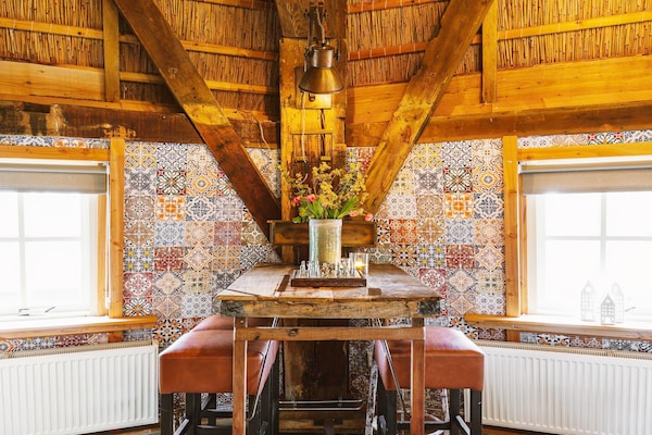 Uniek verblijf in luxe molen: Egmond aan den Hoef, 4 pers, huisdier welkom - thumbnail 3
