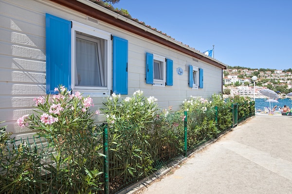 PREMIUM mobile home voor 4 personen op Camping Oliva, 50m van zee in Rabac - thumbnail 2