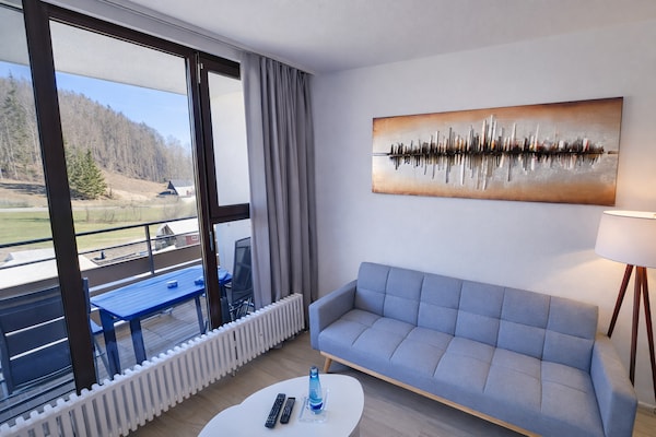 Op 1,0 km van het meer: Sfeervol appartement in Freyung - thumbnail 1
