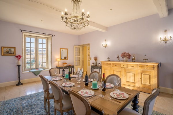 Luxe villa voor 16 personen met privé spa, speelkamer en zwembad in Damiatte - thumbnail 5