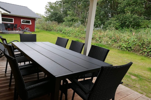 Stijlvol Deens vakantiehuis met sauna & whirlpool, 500m van zee - thumbnail 2