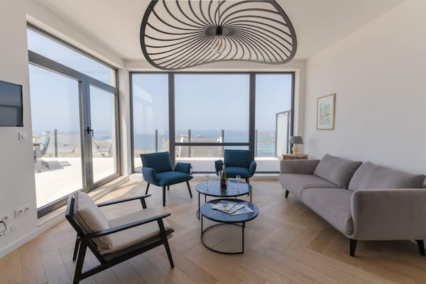 Op 500m van het strand: ruim appartement in Porspoder voor 6 personen - thumbnail 1