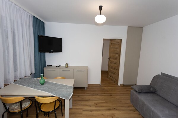 Knus appartement op de begane grond nabij zee en meer in Rowy - thumbnail 3