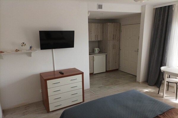 Knus studio-appartement op 900 meter van het strand in het rustieke Rowy - thumbnail 5
