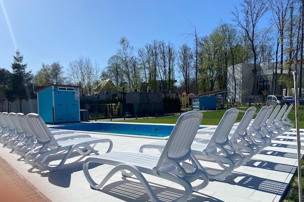 Aan zee: Comfortabel vakantiehuis in Rewal met zwembad · 2 slk - thumbnail 5