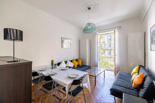 Charmant appartement voor 2 personen in het hart van Nice - thumbnail 1