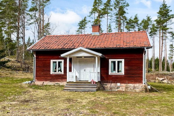Sprookjesachtig Zweeds vakantiehuisje aan het bos bij Mörlunda - thumbnail 5