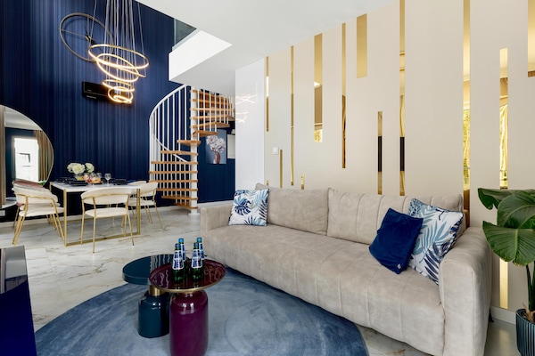 Luxe duplex appartement met jacuzzi en dakterras op 450m van zee - thumbnail 4