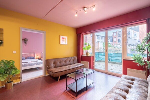 Licht en rust in het hart van Antwerpen – 1-persoons appartement - thumbnail 4