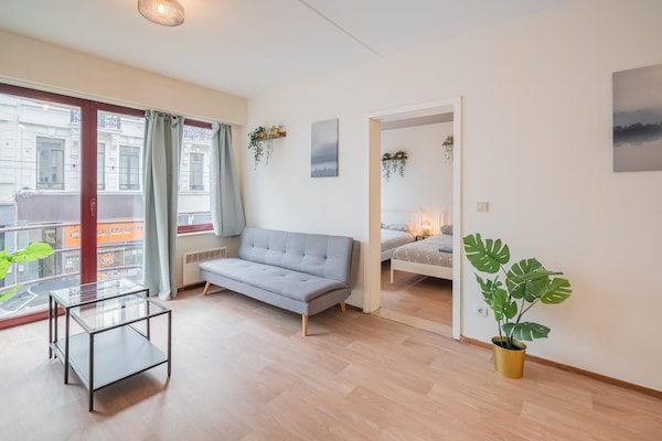 Licht 2-persoons appartement in hartje Antwerpen - thumbnail 3