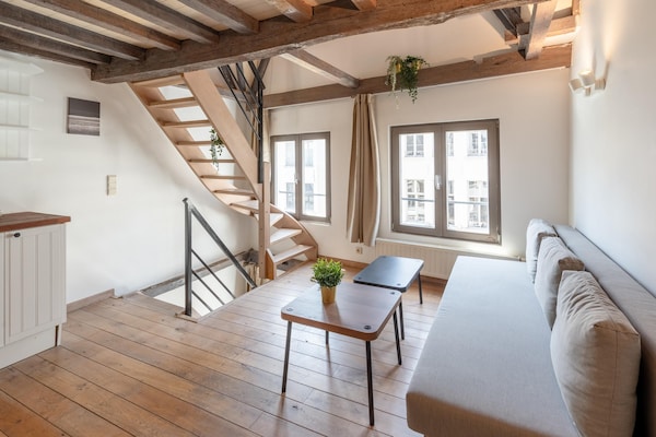 Ruim triplex-appartement voor 1 persoon in historisch Antwerpen - thumbnail 4