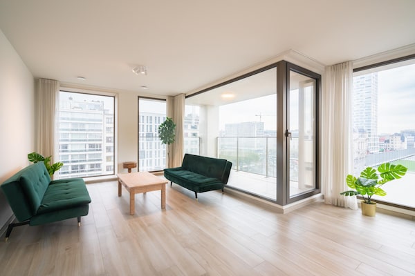 91 m² appartement met privéterras in hartje Antwerpen · 1 pers. - thumbnail 2