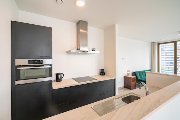91 m² appartement met privéterras in hartje Antwerpen · 1 pers. - thumbnail 6