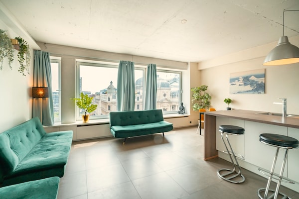 Luxe 1-persoons appartement in hartje Antwerpen - thumbnail 2