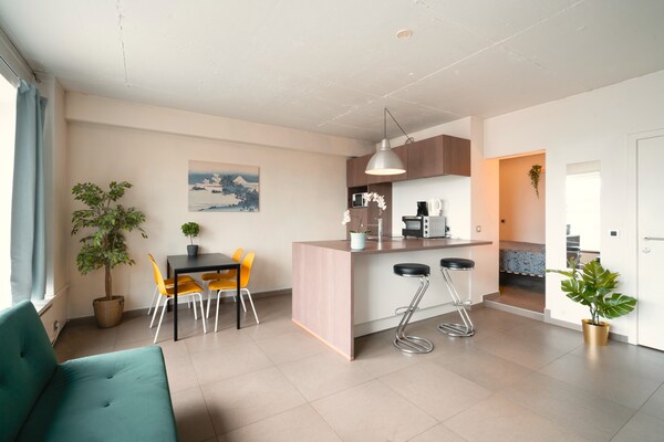 Luxe 1-persoons appartement in hartje Antwerpen - thumbnail 3