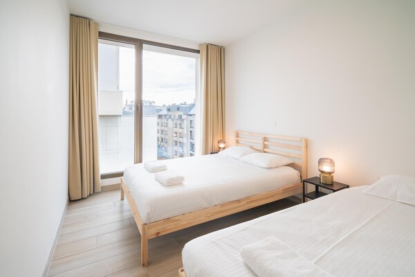 91 m² appartement met privéterras in hartje Antwerpen - thumbnail 4