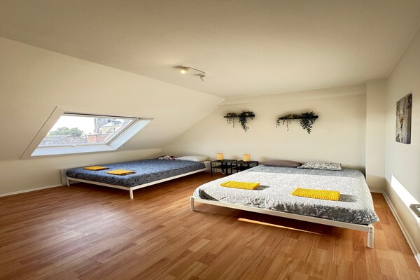 Licht 4-persoons appartement met 2 slaapkamers in Antwerp - thumbnail 2
