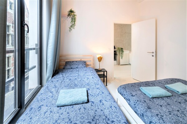 Licht appartement met terras in hartje Antwerpen, 2 min van de kathedraal - thumbnail 6