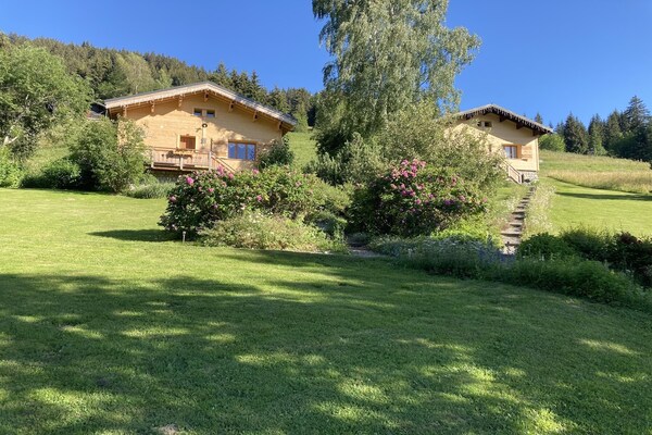 Authentiek chalet voor 5 personen aan de bosrand bij Notre Dame de Bellecombe - thumbnail 4