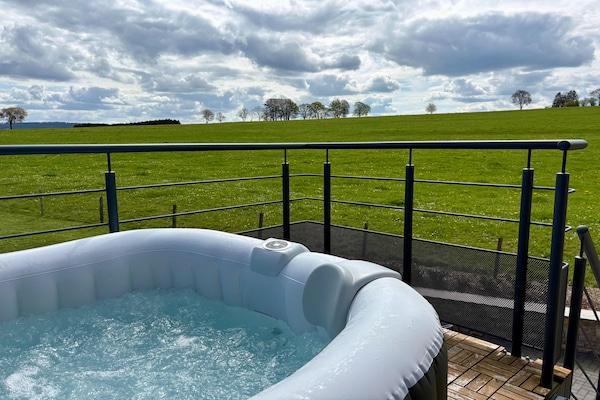 Luxe wellnessappartement met jacuzzi en tuin bij Malmédy - thumbnail 6