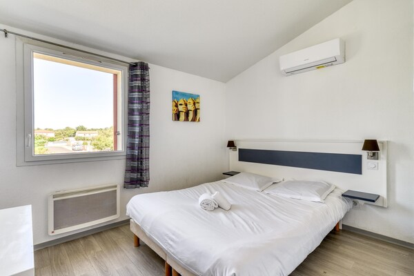 Airco appartement voor 6 personen met zwembad, sauna en WiFi in Argelès-sur-Mer - thumbnail 6