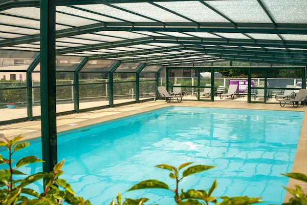 Licht appartement in Dinan met verwarmd buitenzwembad - thumbnail 2