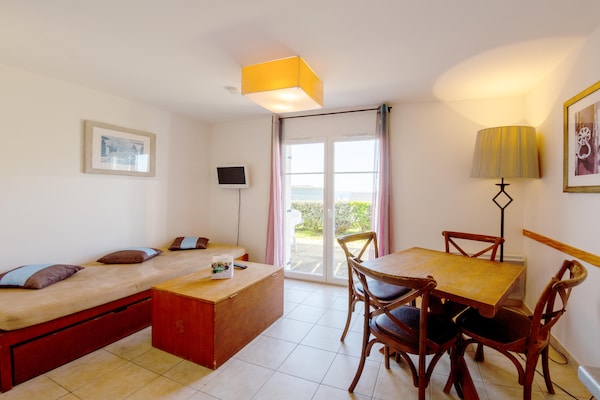 Appartement aan zee in Saint-Nic met gedeeld verwarmd zwembad en uitzicht op de Atlantische Oceaan - thumbnail 3