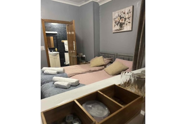 Gedeelde Twin Room in historisch pand bij Merthyr Tydfil - thumbnail 3
