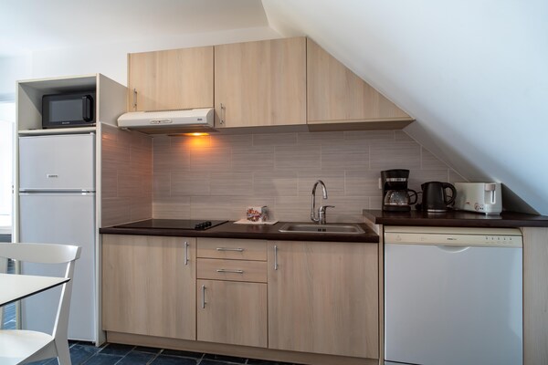 Licht appartement voor 5 personen op 200m van het strand in Guidel - thumbnail 4