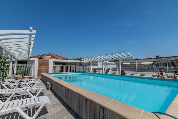 Zonnig appartement voor 6 met dakterras en zwembad in Cagnes-sur-Mer - thumbnail 2