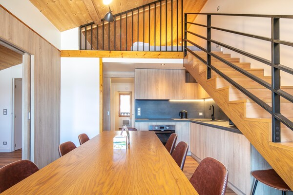 Duplex voor 10 personen in Doucy, vlakbij de pistes en het dorpscentrum - thumbnail 3