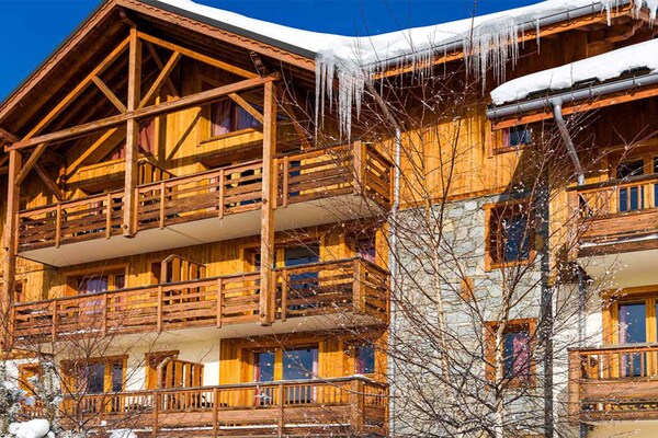 Knus appartement 4p met zwembad & sauna in La Toussuire - thumbnail 5