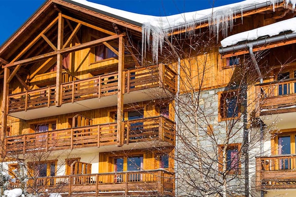 Ruim duplex appartement voor 8 personen aan de voet van de pistes in La Toussuire - thumbnail 5